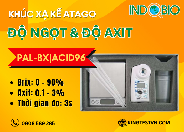 Khúc xạ kế đo độ ngọt và độ chua Atago PAL-BX|ACID96 